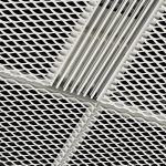 铝板张拉网吊顶_上海图书馆东馆天花铝网